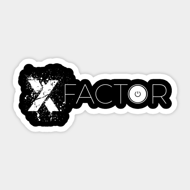 X-Factor White Sticker by X-Factor EDU